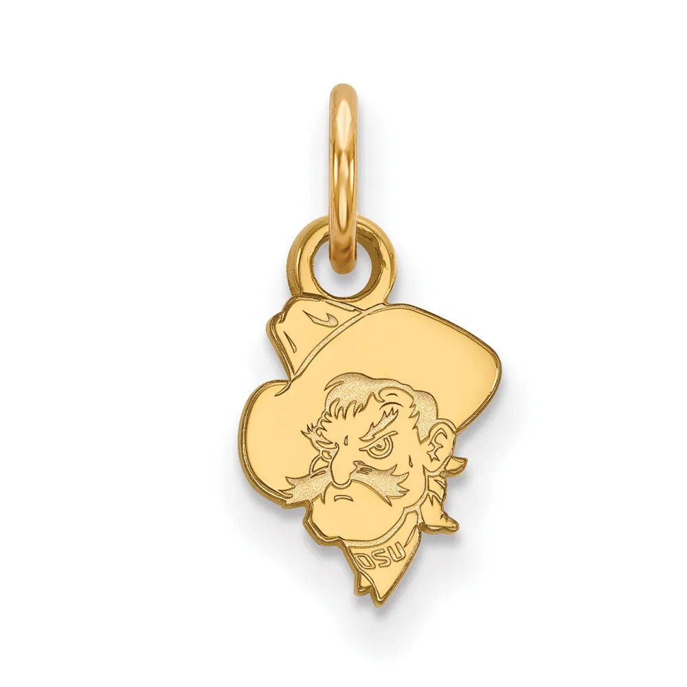 10k Yellow Gold Oklahoma State XS (Tiny) Charm or Pendant