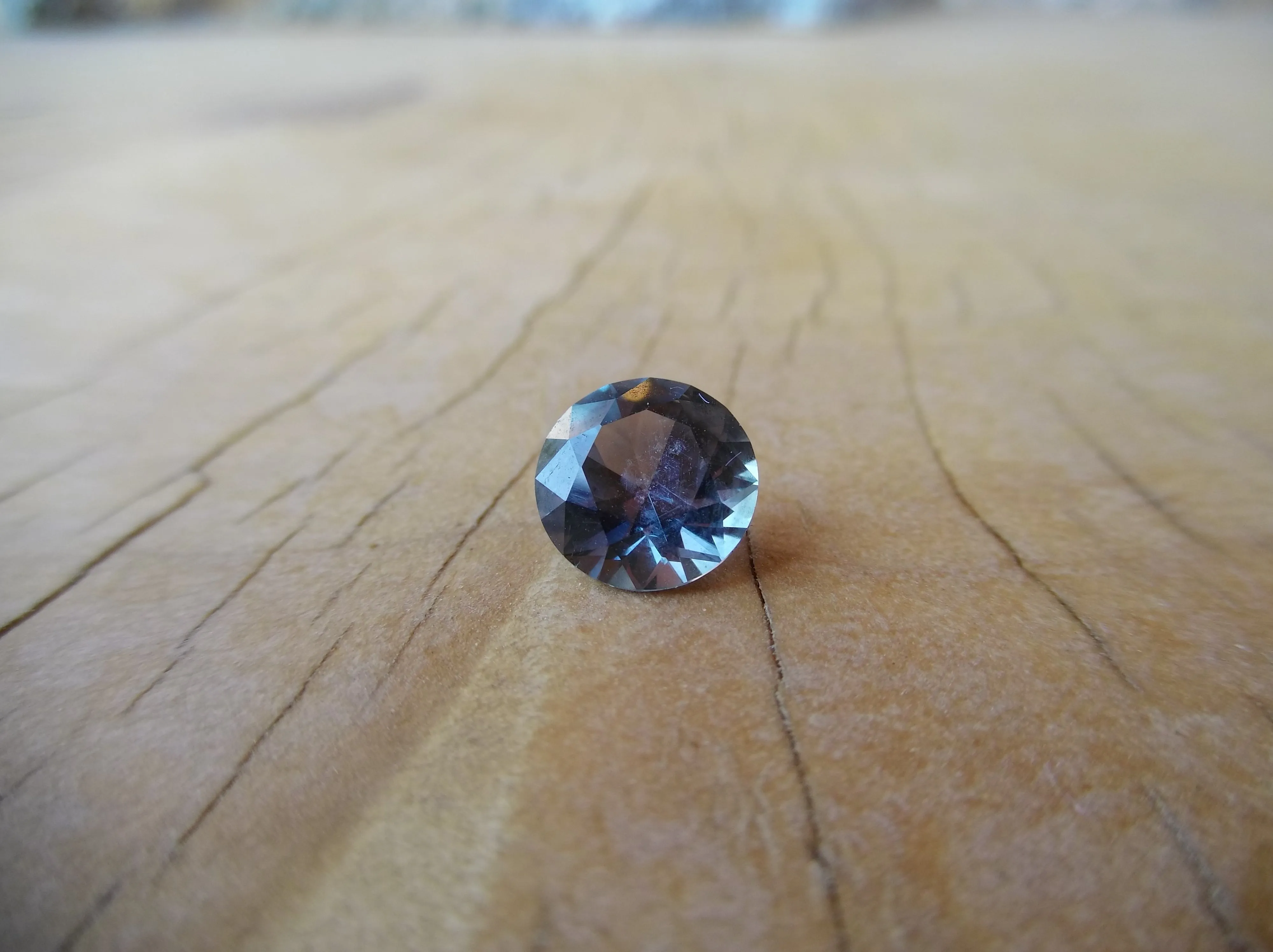 3.19ct STEEL BLUE LAVENDER MONTANA SAPPHIRE