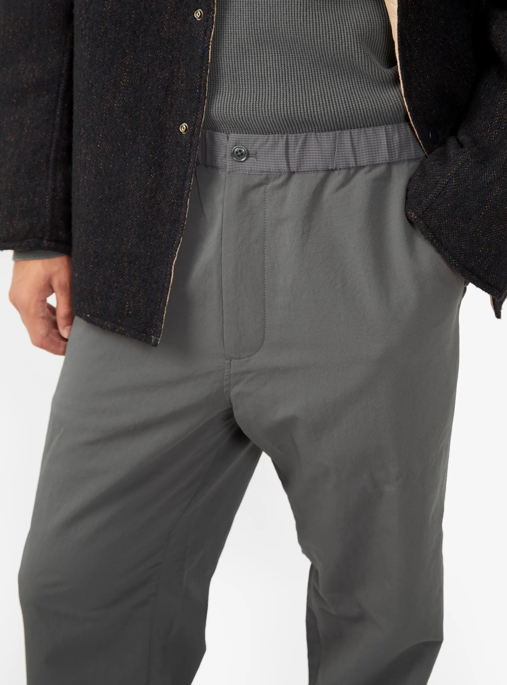 ALPHADRY Wide Easy Trousers Grey