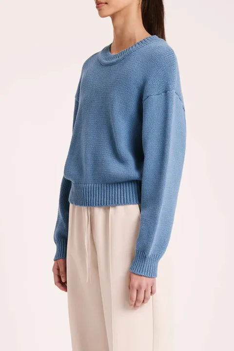 Asha Knit - Steel Blue