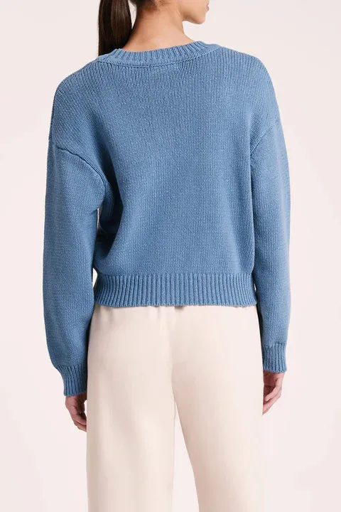 Asha Knit - Steel Blue