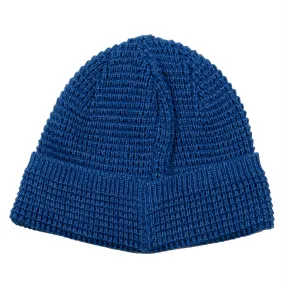 cableami - Denim-like Cotton Beanie - Blue