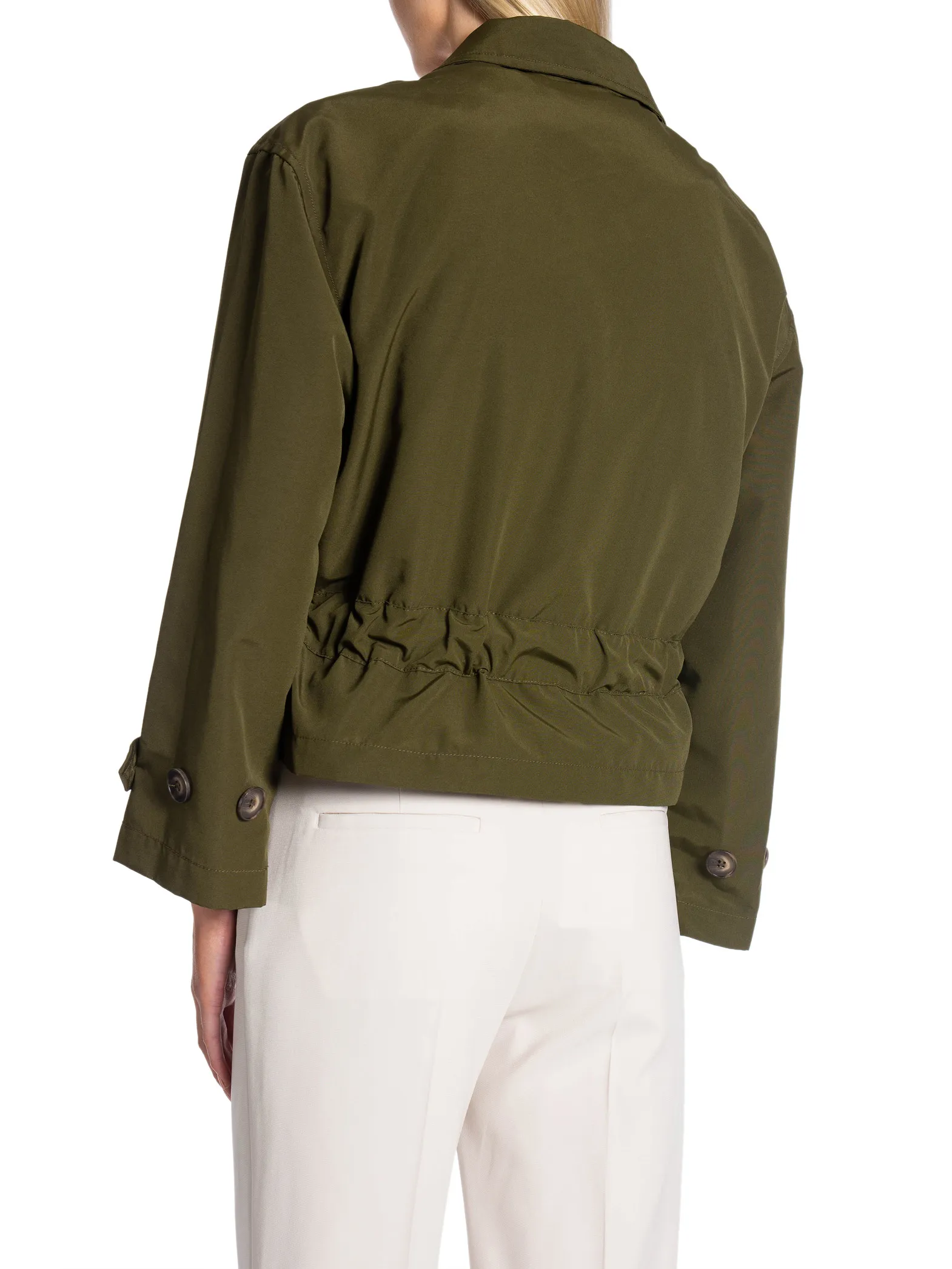 CO'COUTURE JACKET ELBA CROP ARMY