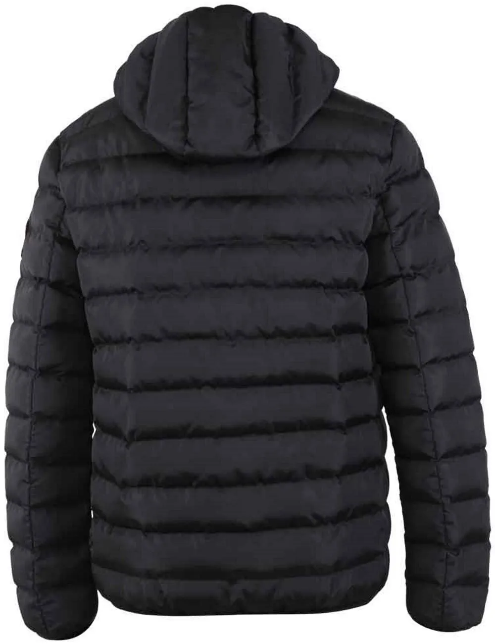 D555 Tawton Quilted Hood Jacket - Black