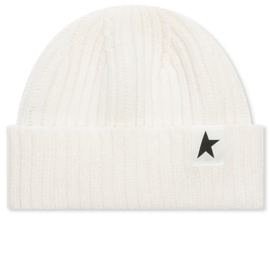 Damian Star Beanie - Off-White