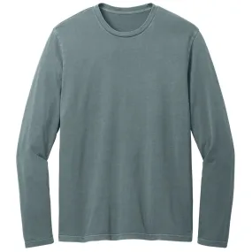 District Men's Deep Steel Blue Wash Long Sleeve Tee