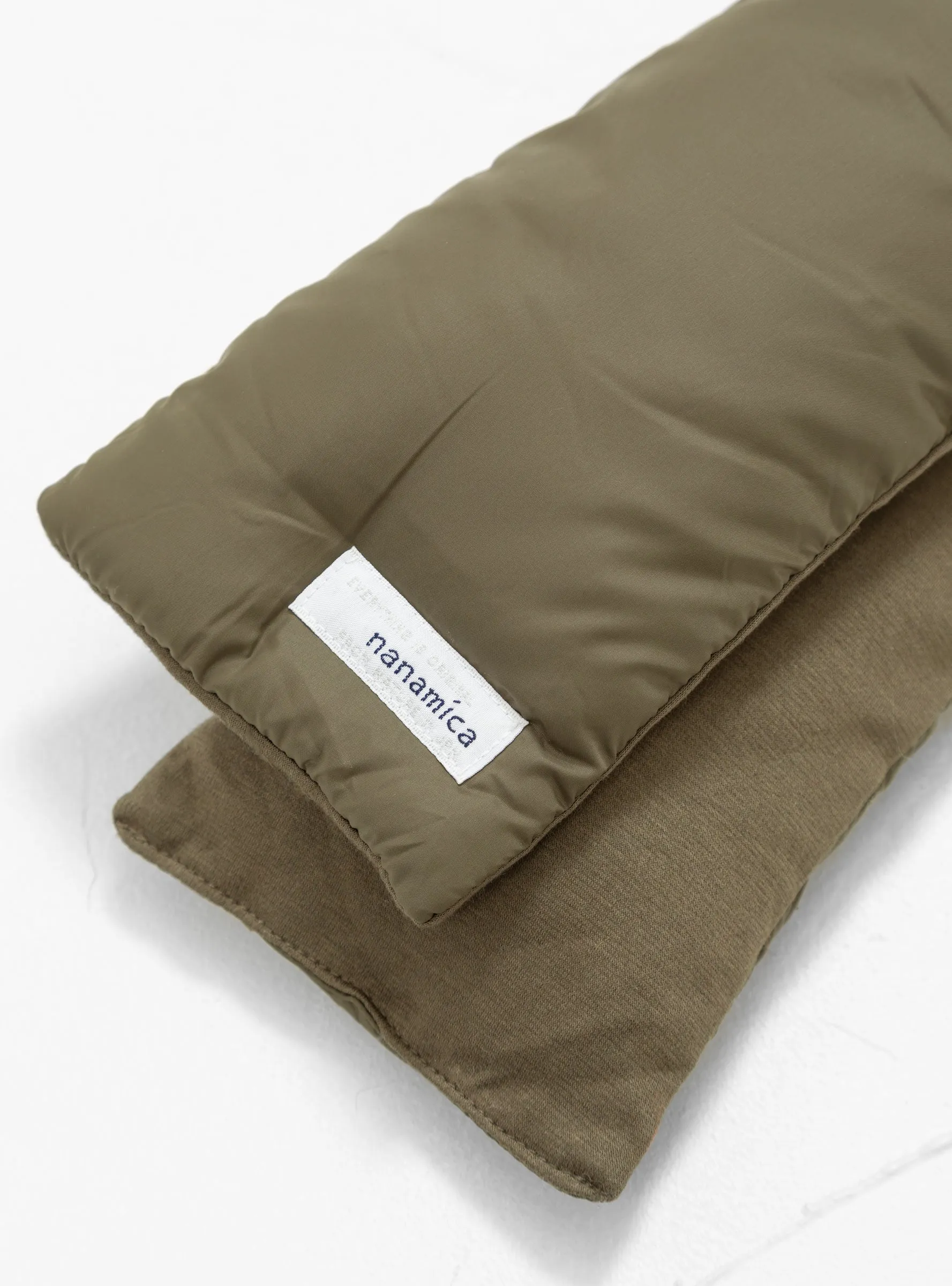 Down Muffler Scarf Khaki