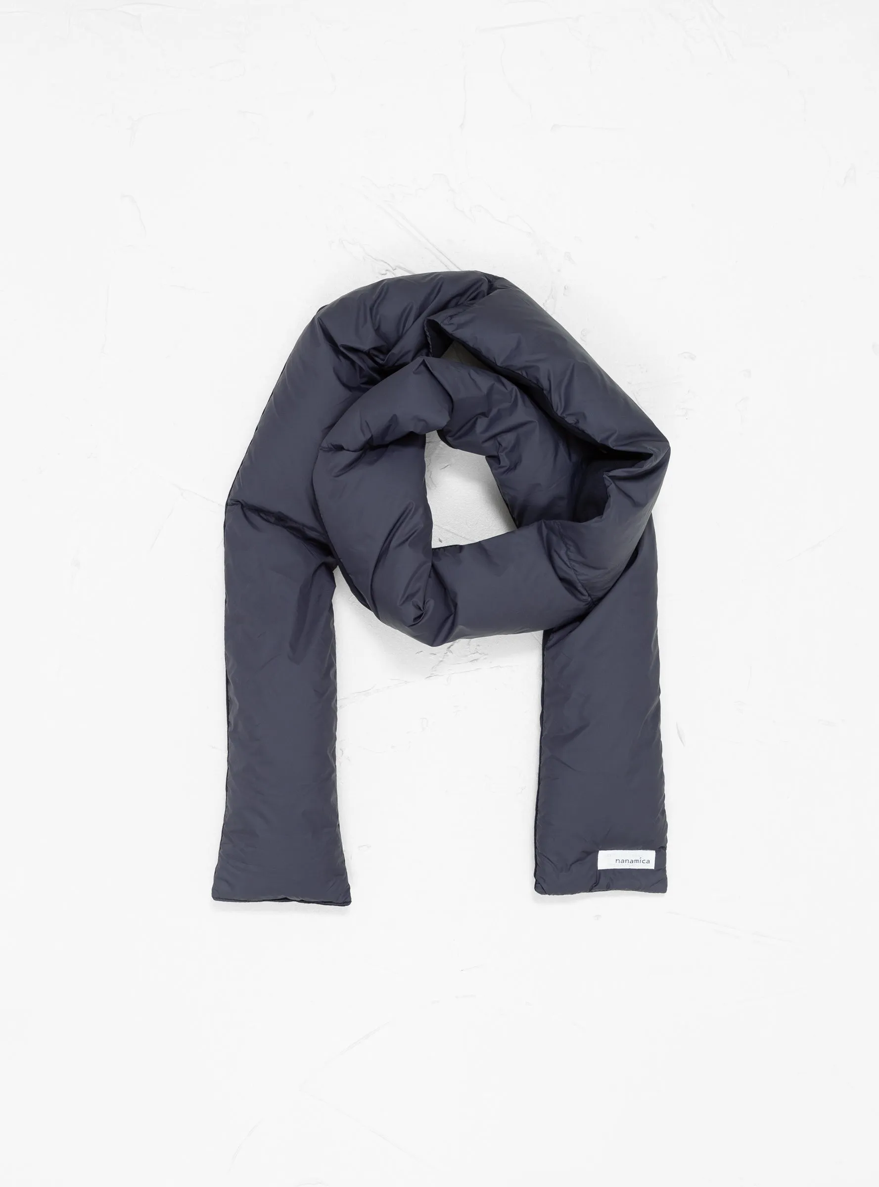 Down Muffler Scarf Navy