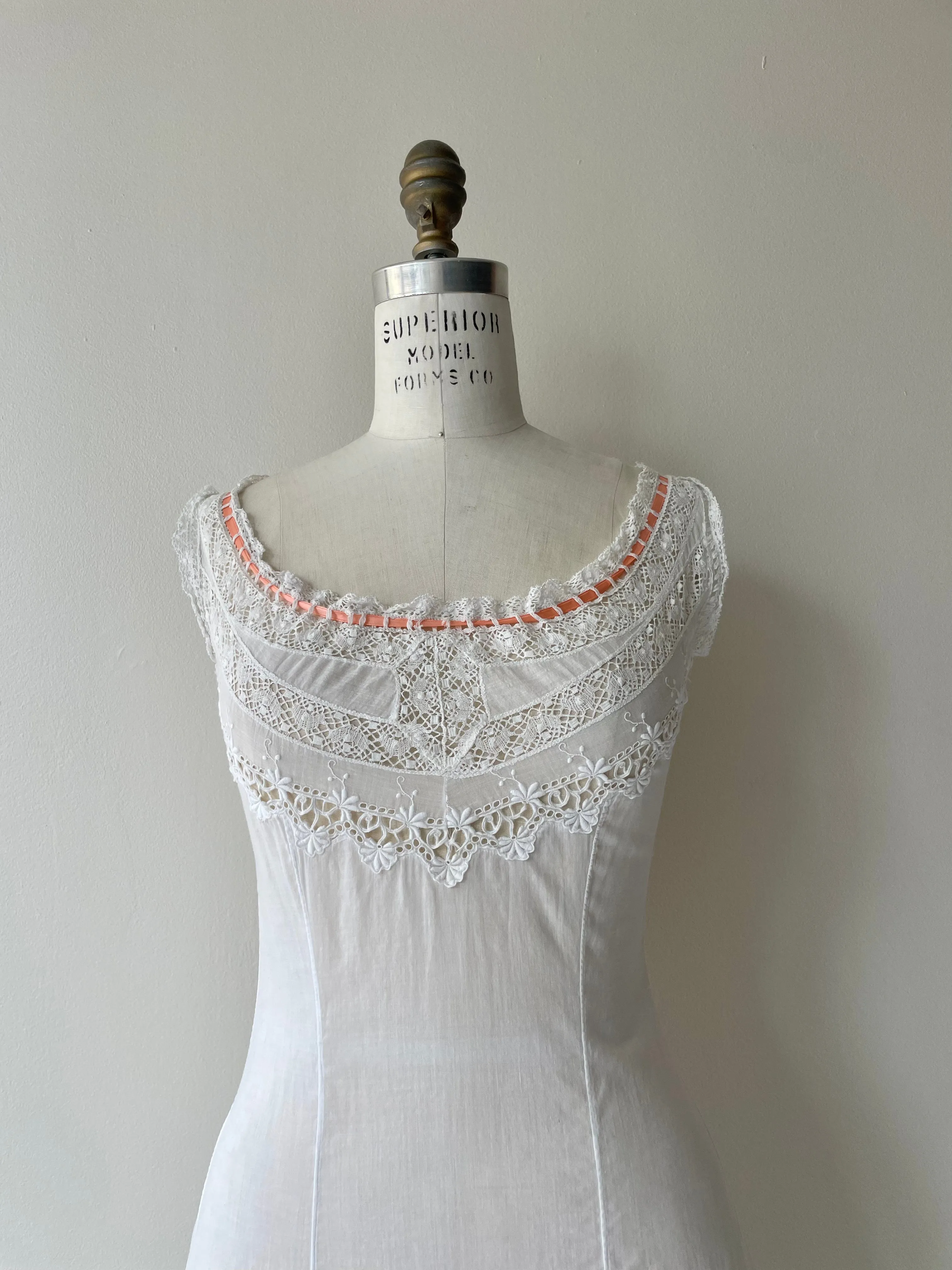 Edwardian Cotton Chemise | 1910s