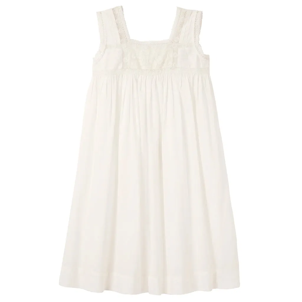 Faune Child Gardenia Dress Pure White