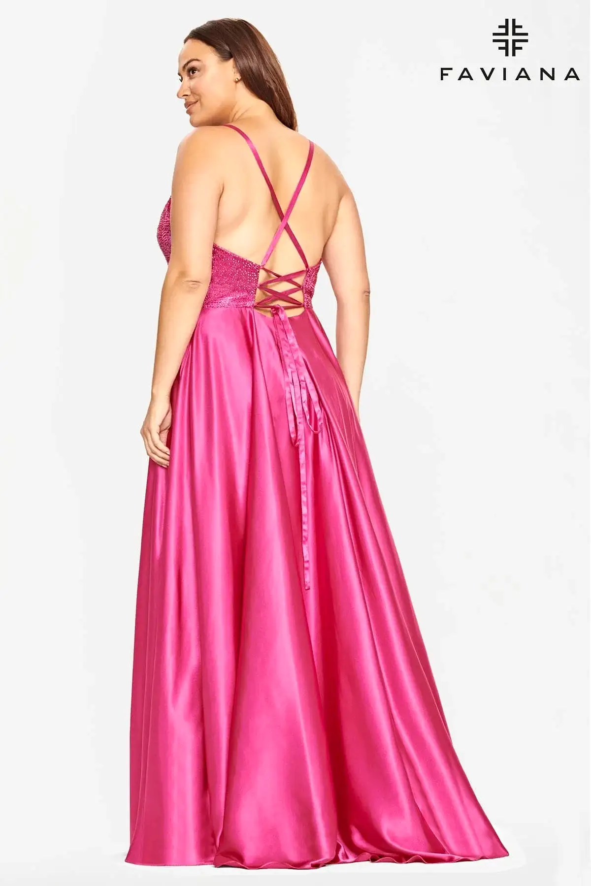 Faviana Plus Size Gown style 9524