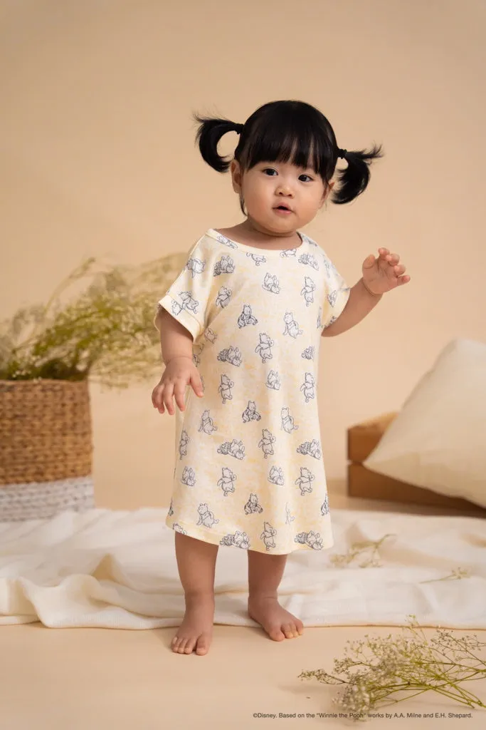 Girl's Nightgown - Yellow Hunny Pooh