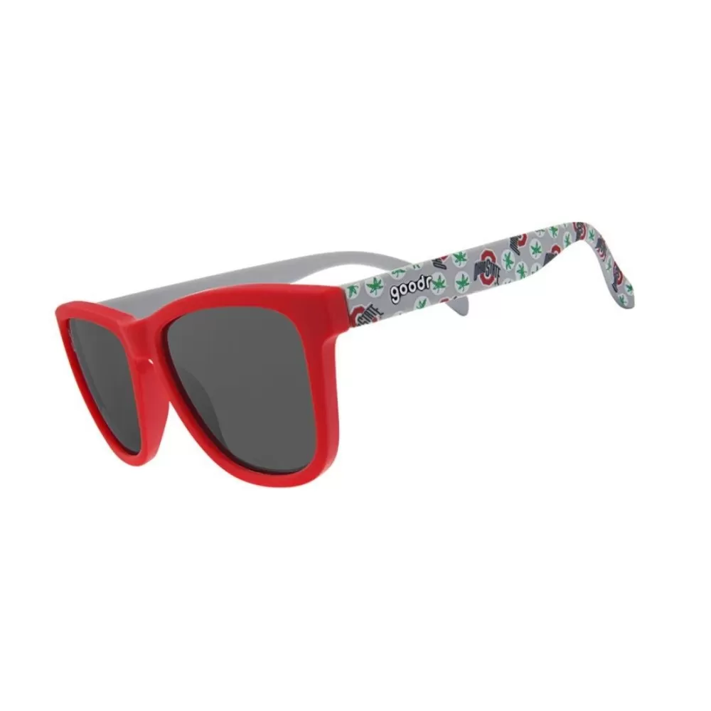 goodr OG Polarized Sunglasses Collegiate Collection - Ohio State Buckeyes - OH-IO