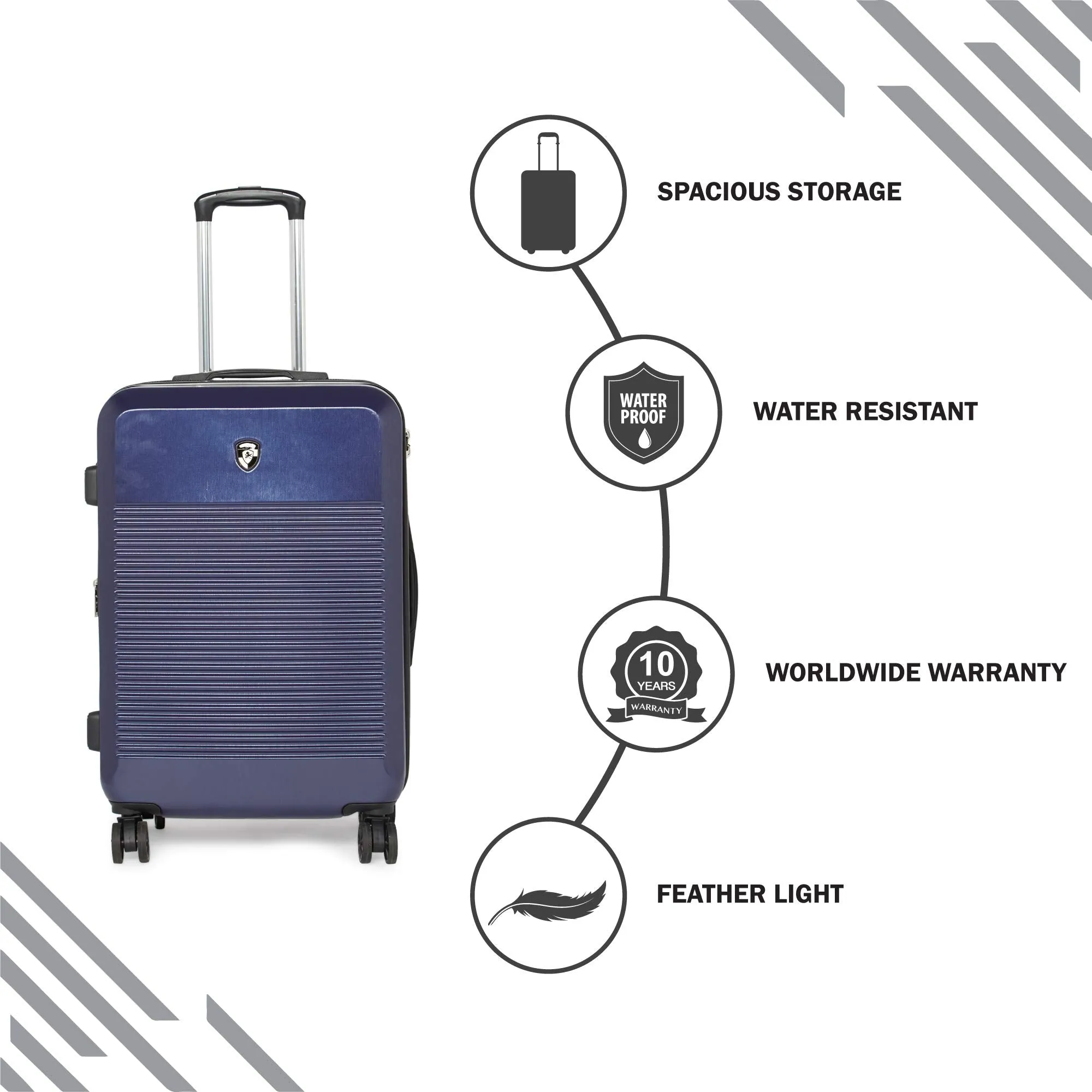 Heys America Terra-Lite 4-Wheel Spinner Hardside Luggage  