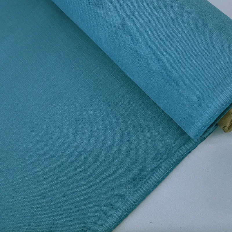 Home Furnishing Fabric Brushed Panama Weave - Peacock