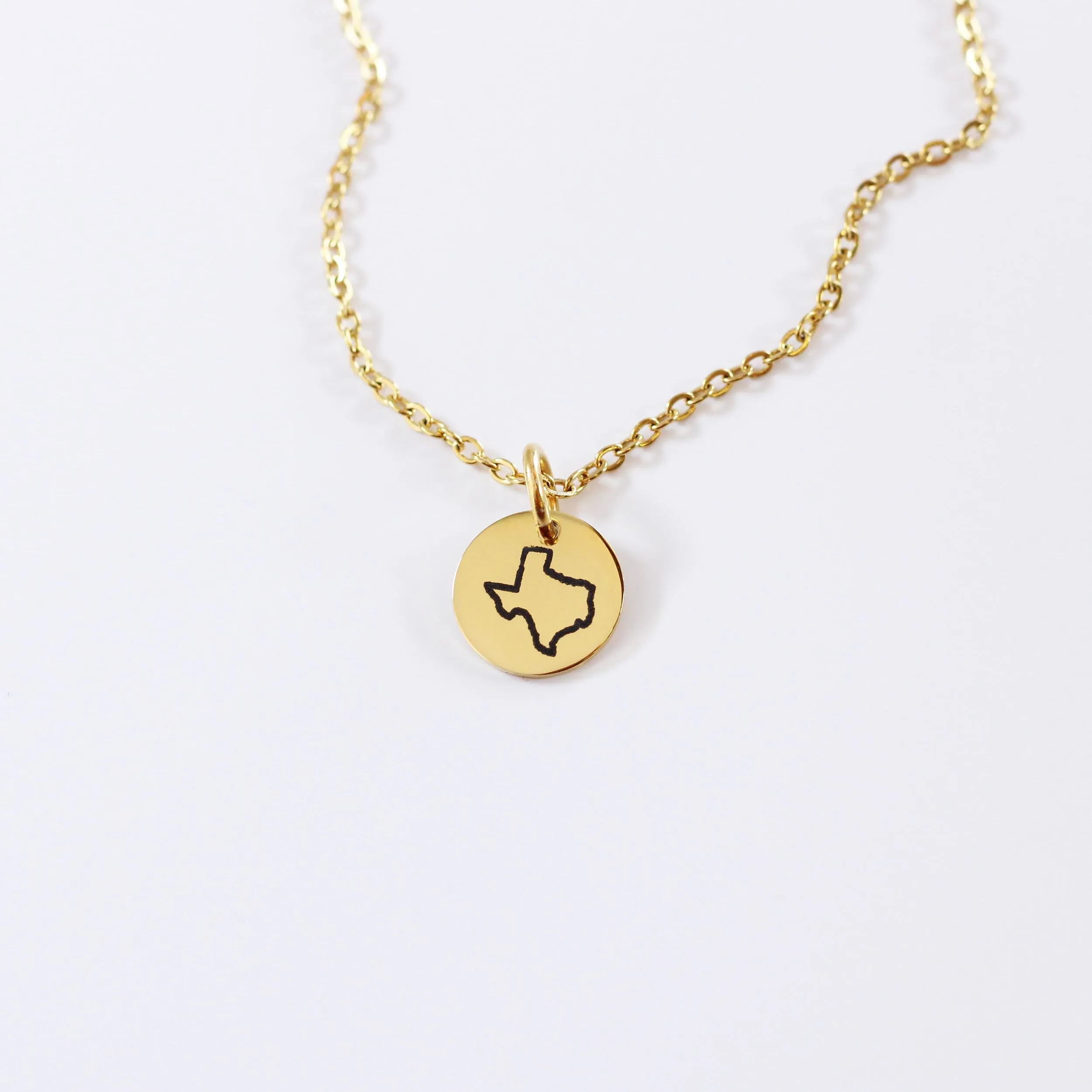 Home Sweet Home State Charm Necklace