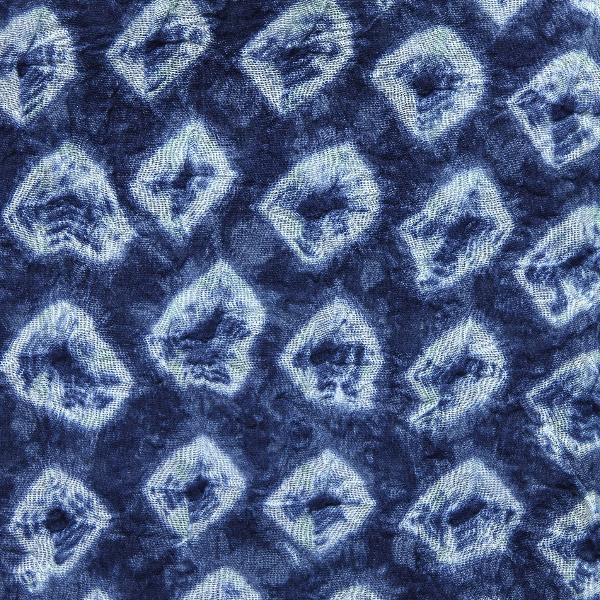 Indigo Dot Scarf - Blue