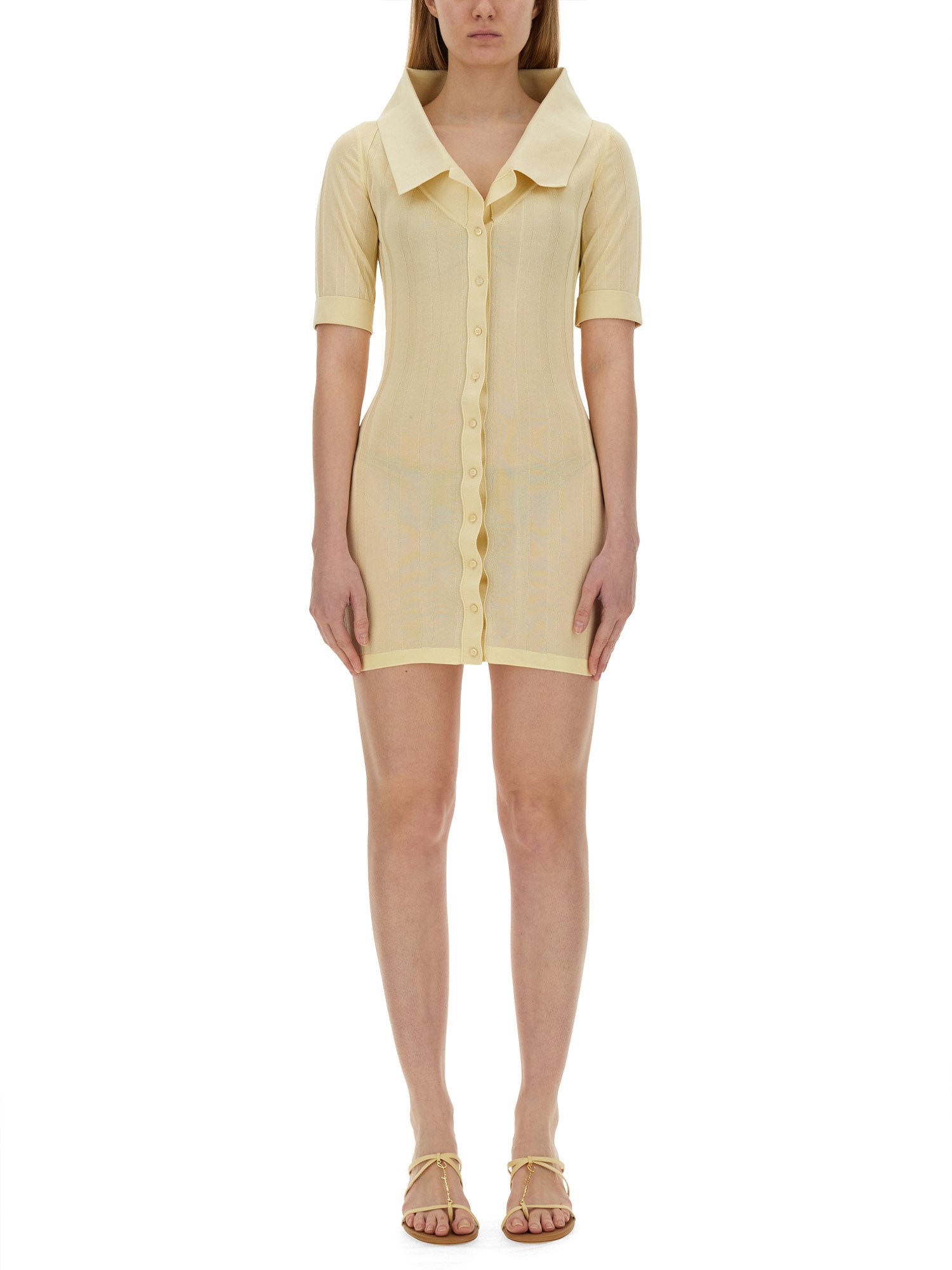 JACQUEMUS    LA MINI ROBE MANTA DRESS