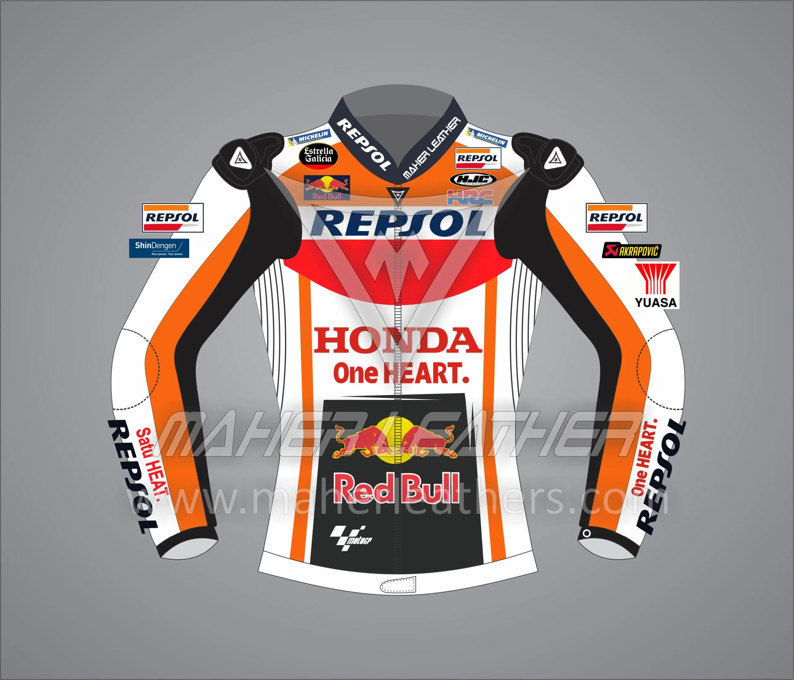 Joan Mir Honda HRC Leather Racing jacket 2023