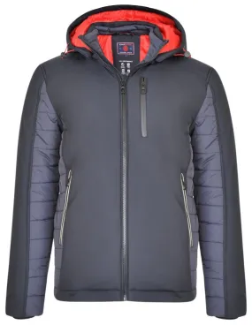 Kam Hooded Performance Jacket - Navy