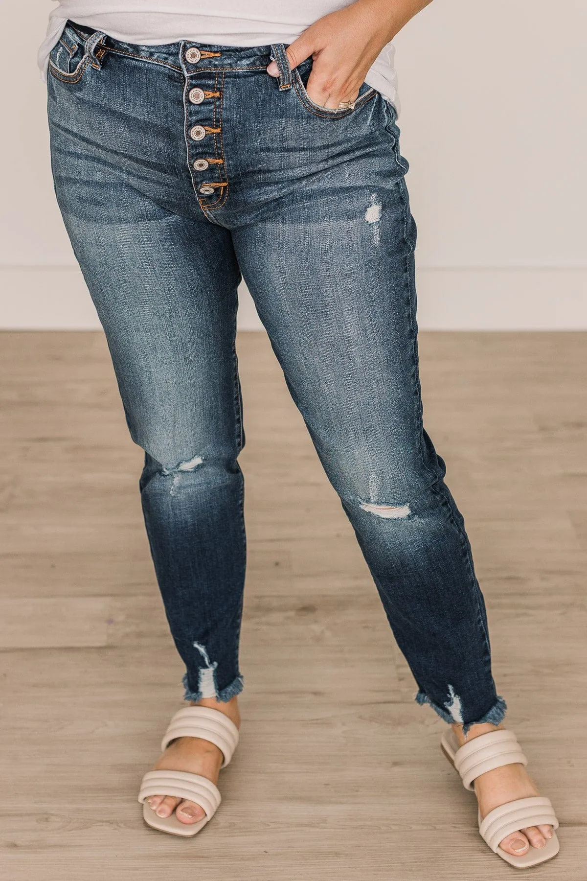 KanCan High-Rise Skinny Jeans- Tamara Wash