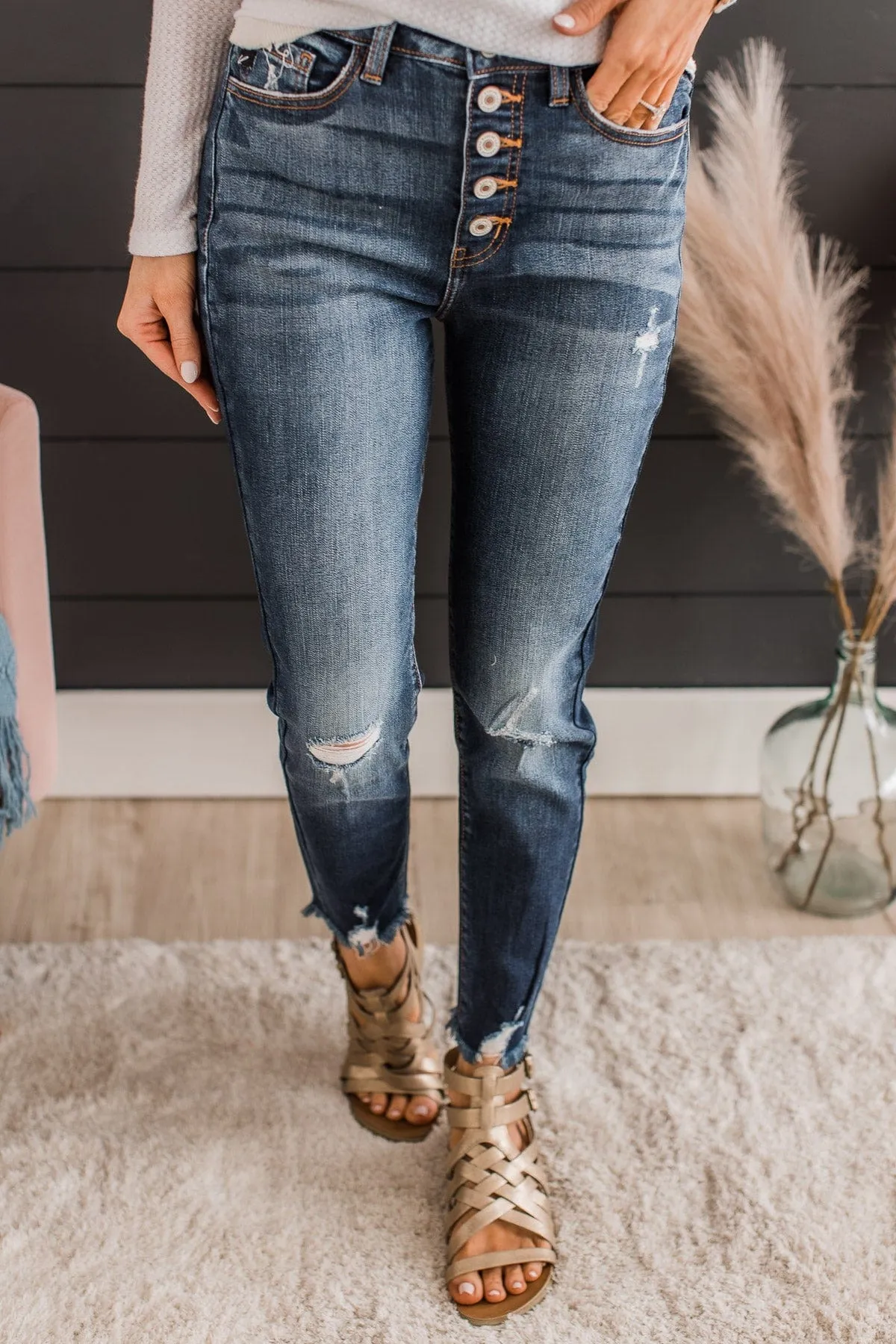 KanCan High-Rise Skinny Jeans- Tamara Wash