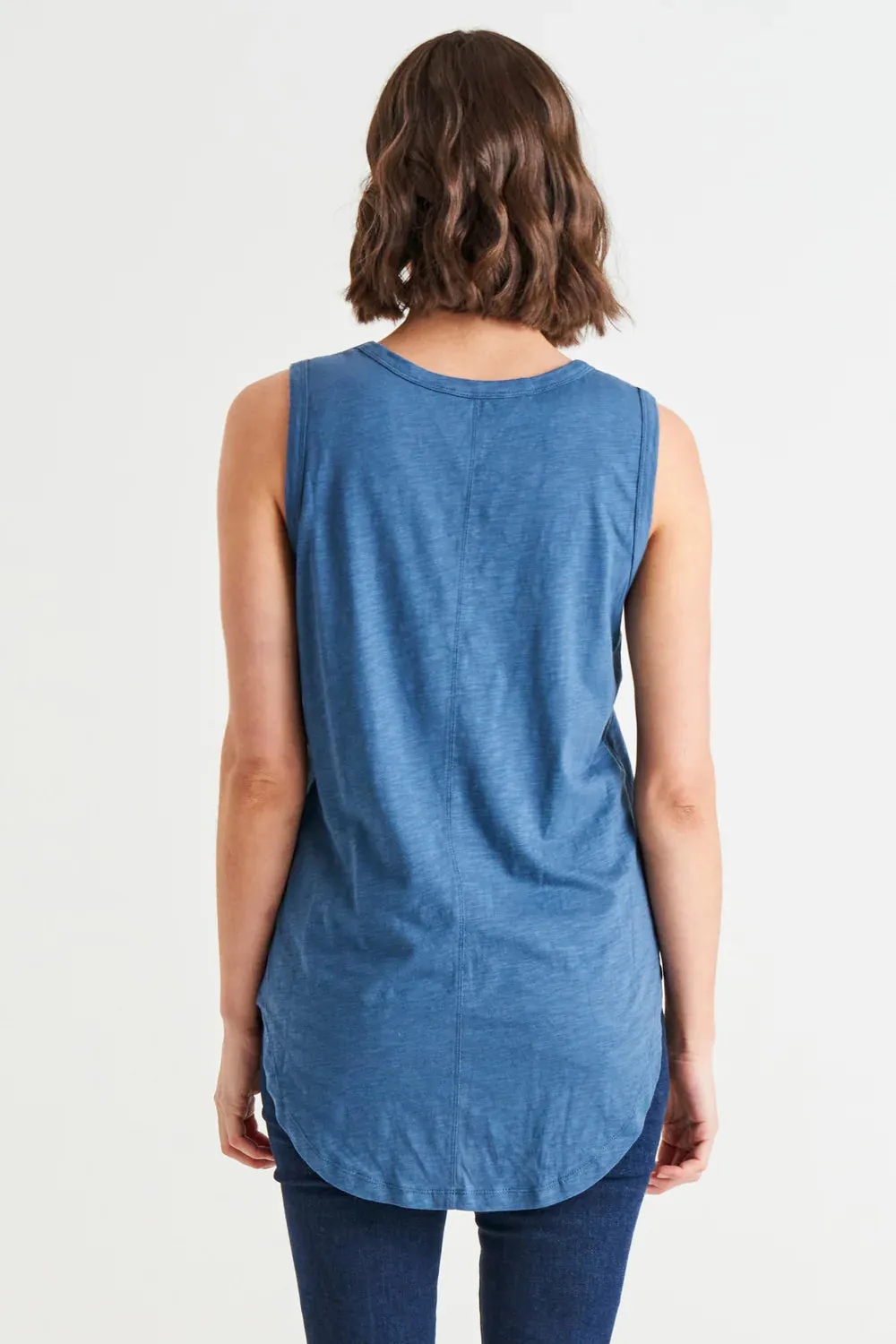 Keira Tank - Steel Blue