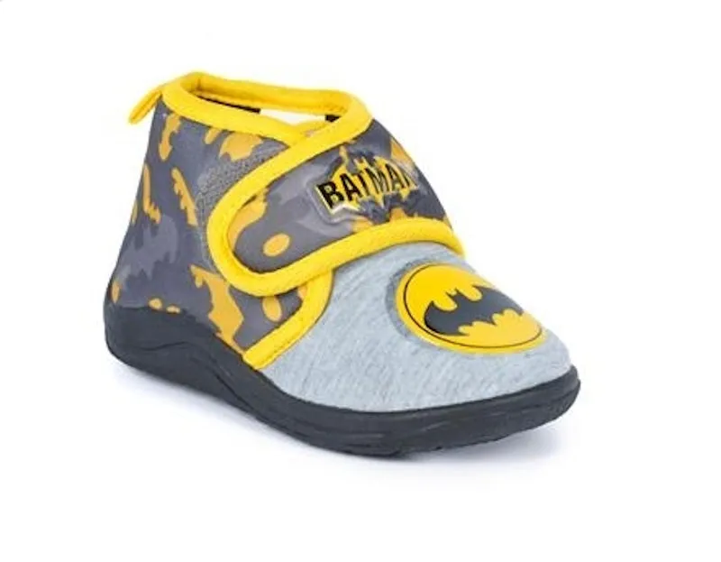 Kids Batman Bedroom Slippers Red Blue Boys Childs childrens DC Comics