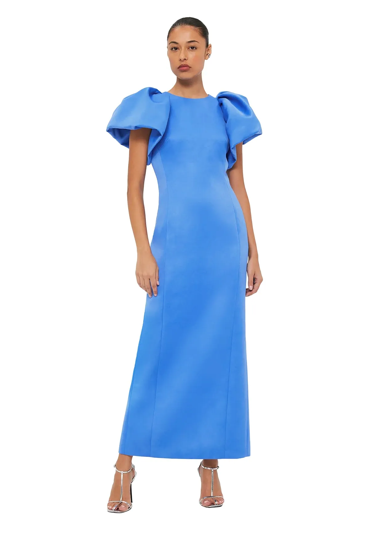 Leo Lin Lucinda Maxi Dress - Steel Blue