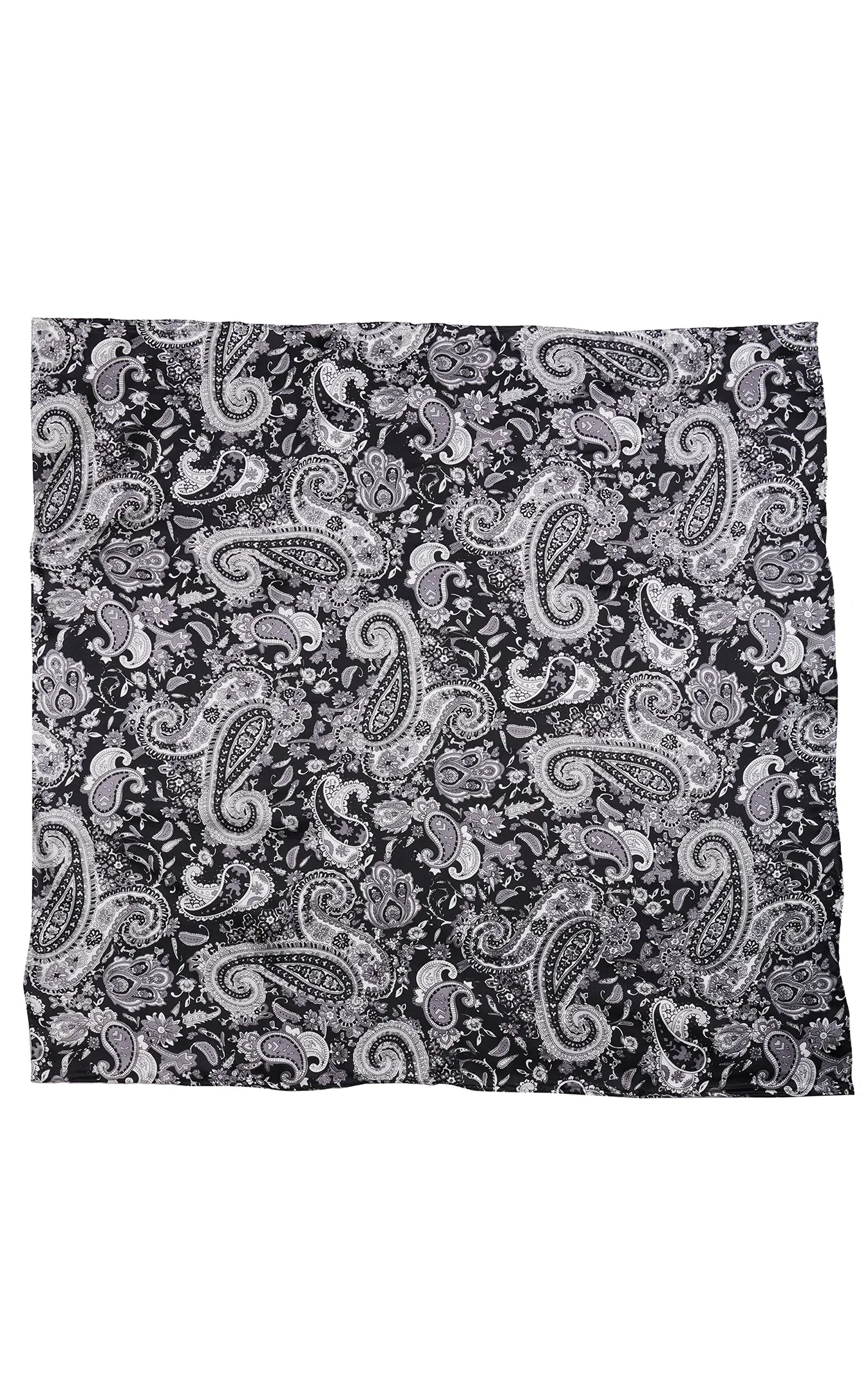 M&F Black Paisley Wild Rags Scarf