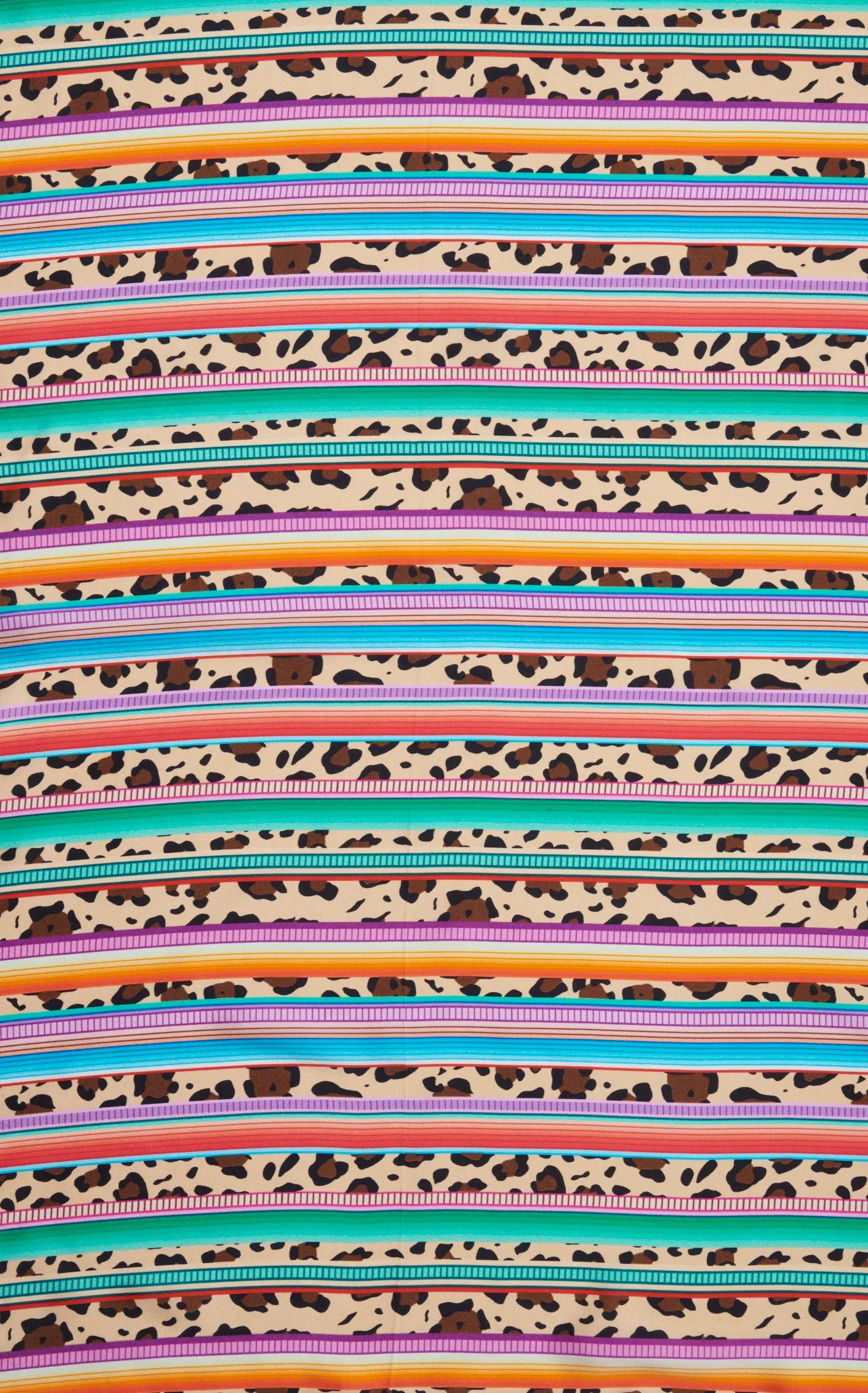 M&F Leopard Serape Stripes Wild Rags Scarf