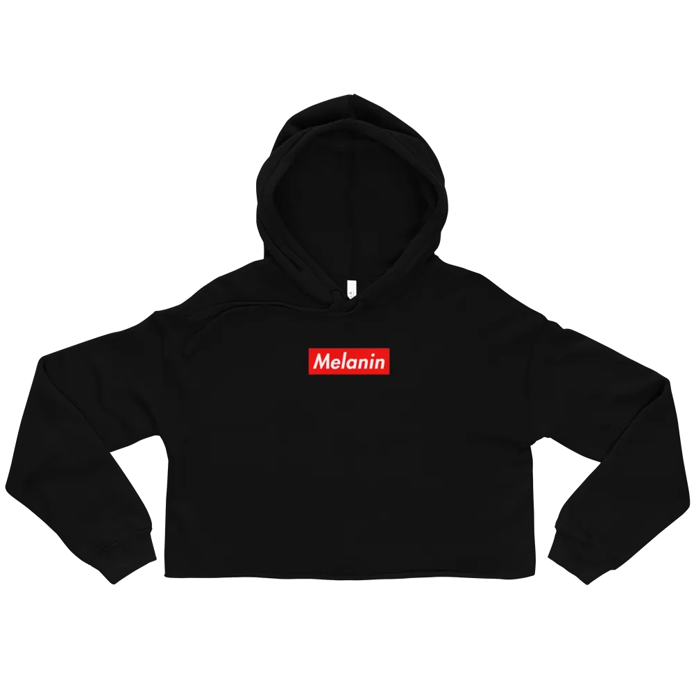 Melanin is Supreme Cropped Hoodie