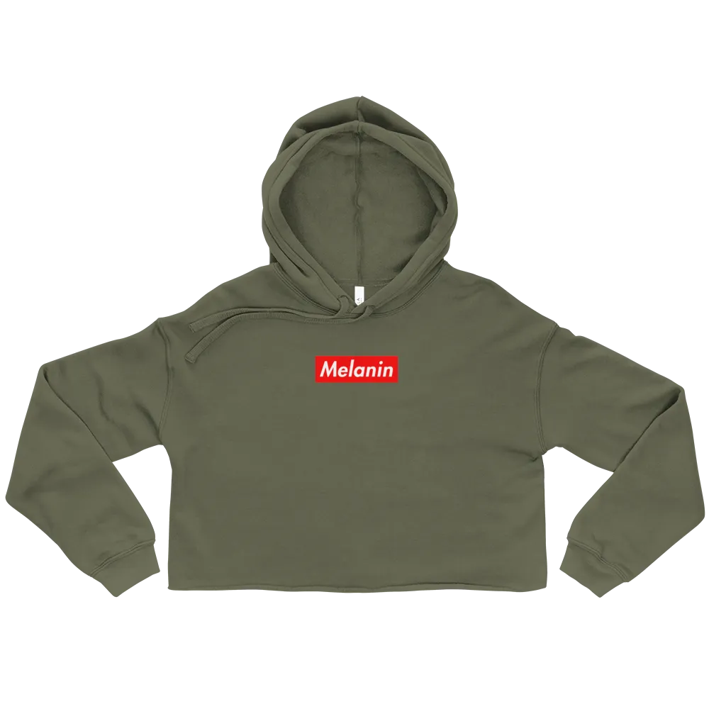 Melanin is Supreme Cropped Hoodie