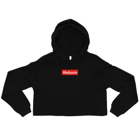 Melanin is Supreme Cropped Hoodie