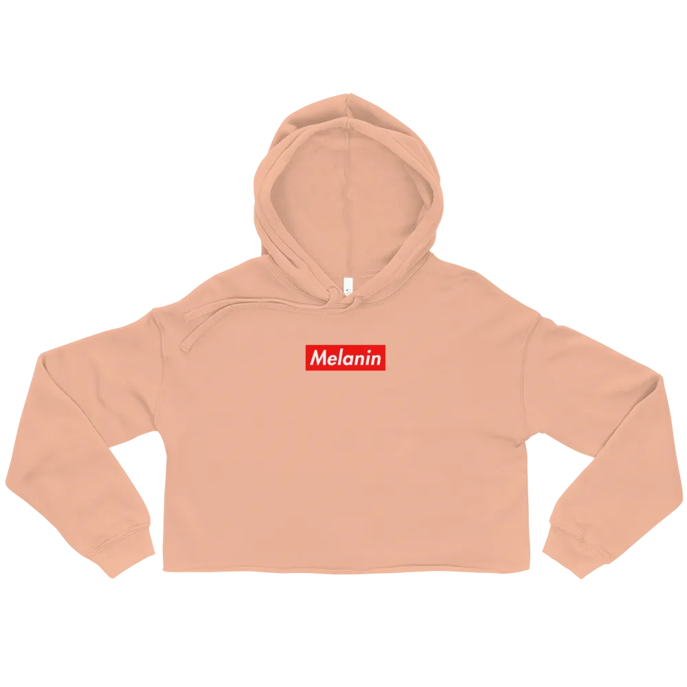 Melanin is Supreme Cropped Hoodie