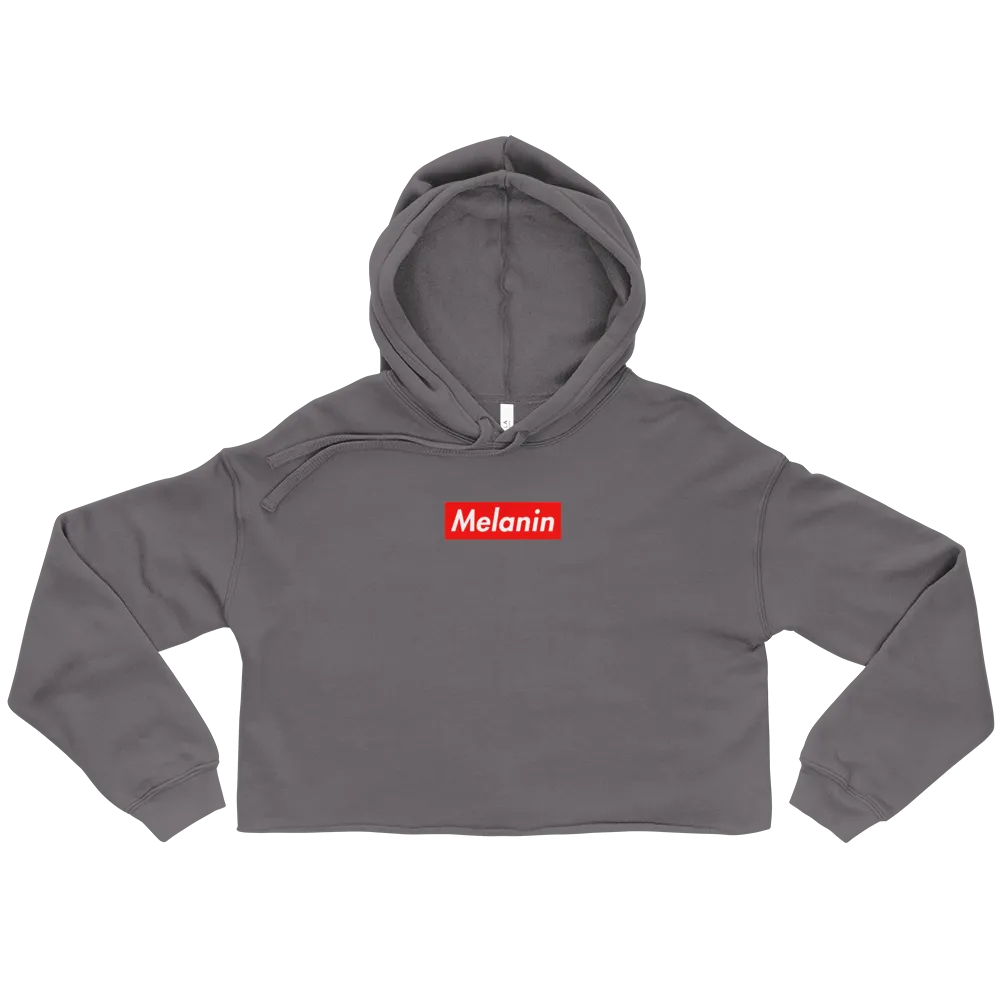 Melanin is Supreme Cropped Hoodie