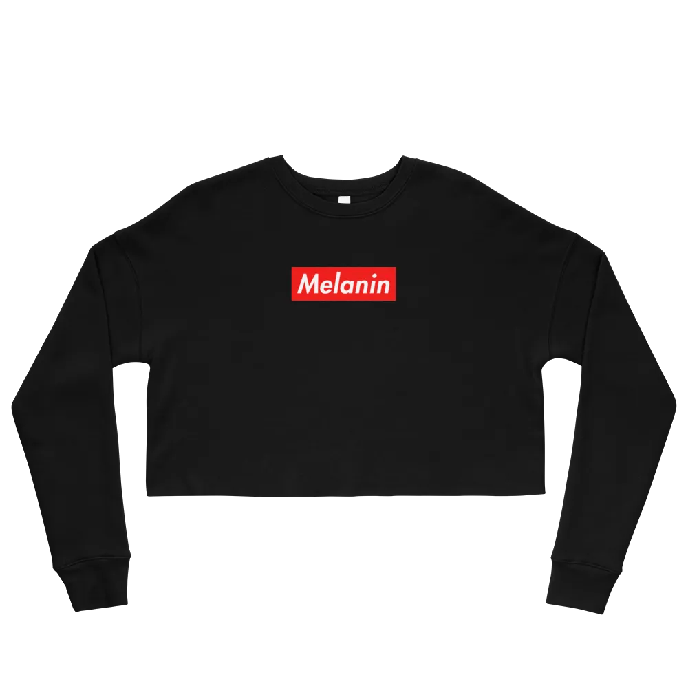 Melanin is Supreme Cropped Sweatshirt