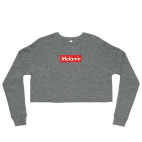 Melanin is Supreme Cropped Sweatshirt