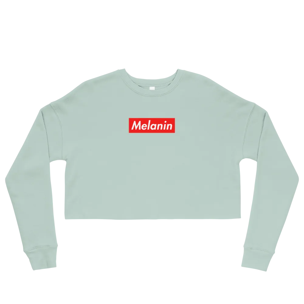 Melanin is Supreme Cropped Sweatshirt