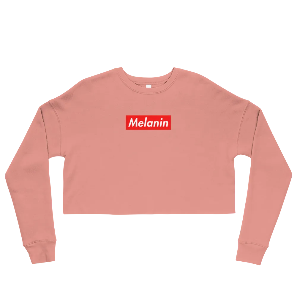 Melanin is Supreme Cropped Sweatshirt