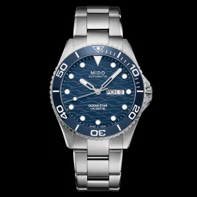 MIDO – M042.430.11.041.00 OCEAN STAR 200C Stainless steel / blue dial 