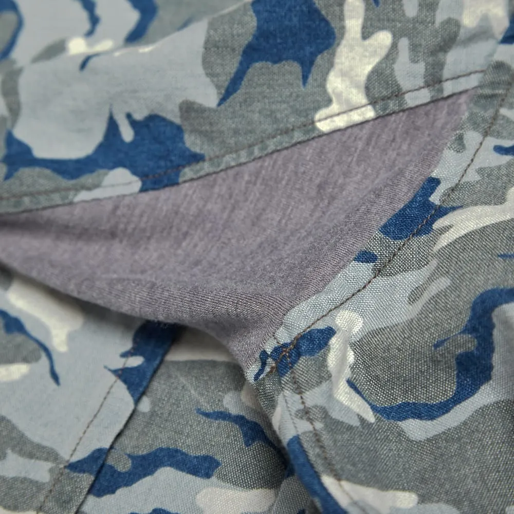 Nanamica Nautical Wind ShirtIndigo Camo