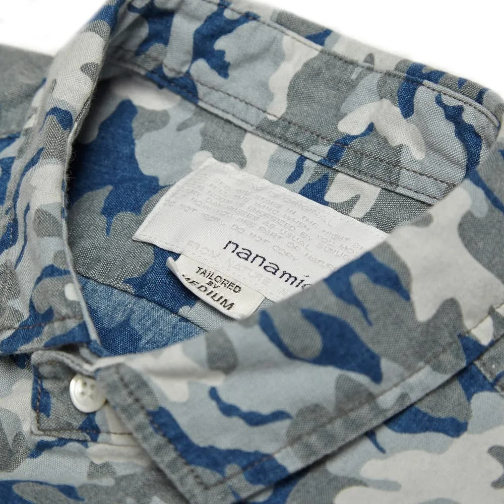 Nanamica Nautical Wind ShirtIndigo Camo