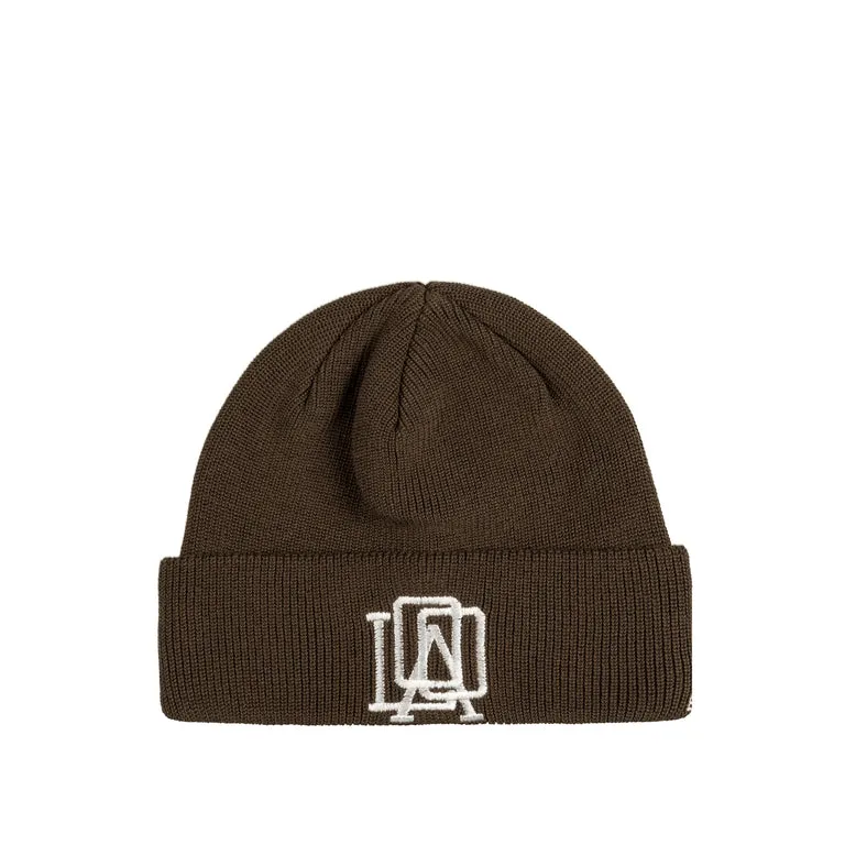 Nanamica OOAL Knit Cap Dark Brown