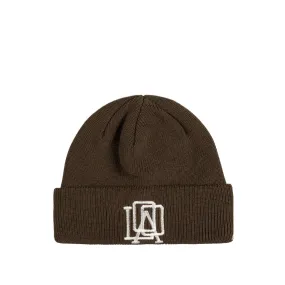 Nanamica OOAL Knit Cap Dark Brown