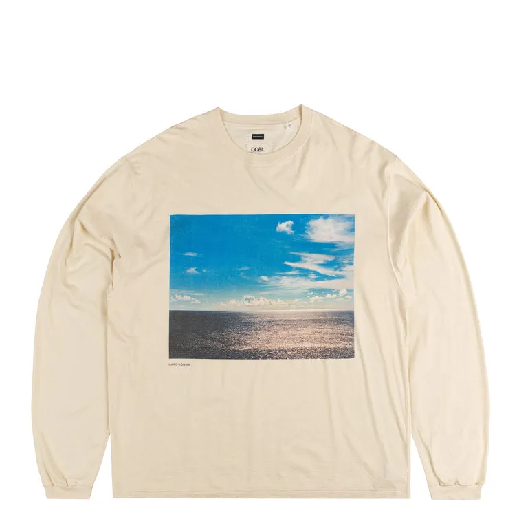 Nanamica OOAL Longsleeve Photo Print Tee Ecru