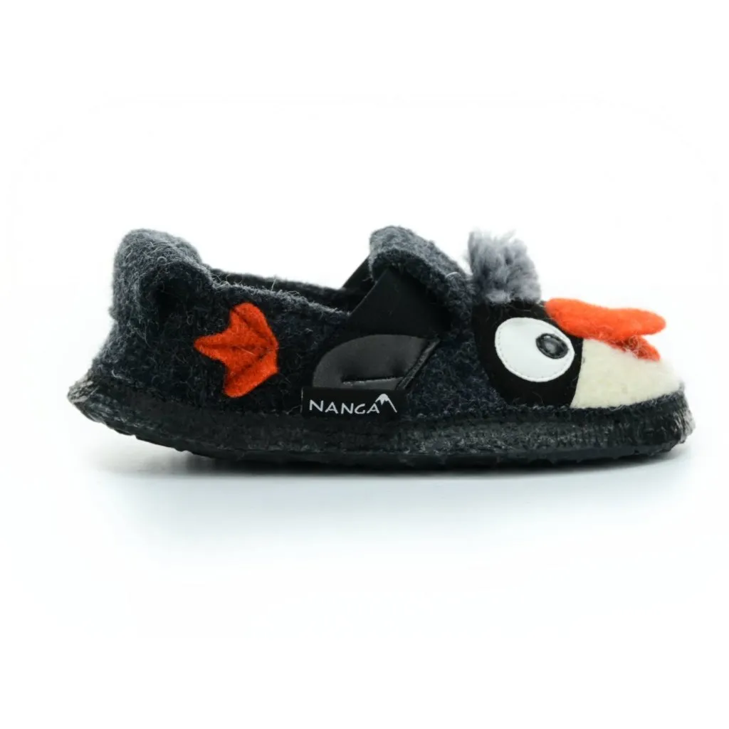 Nanga Fuzzi Pingu Dunkelgrau barefoot slippers