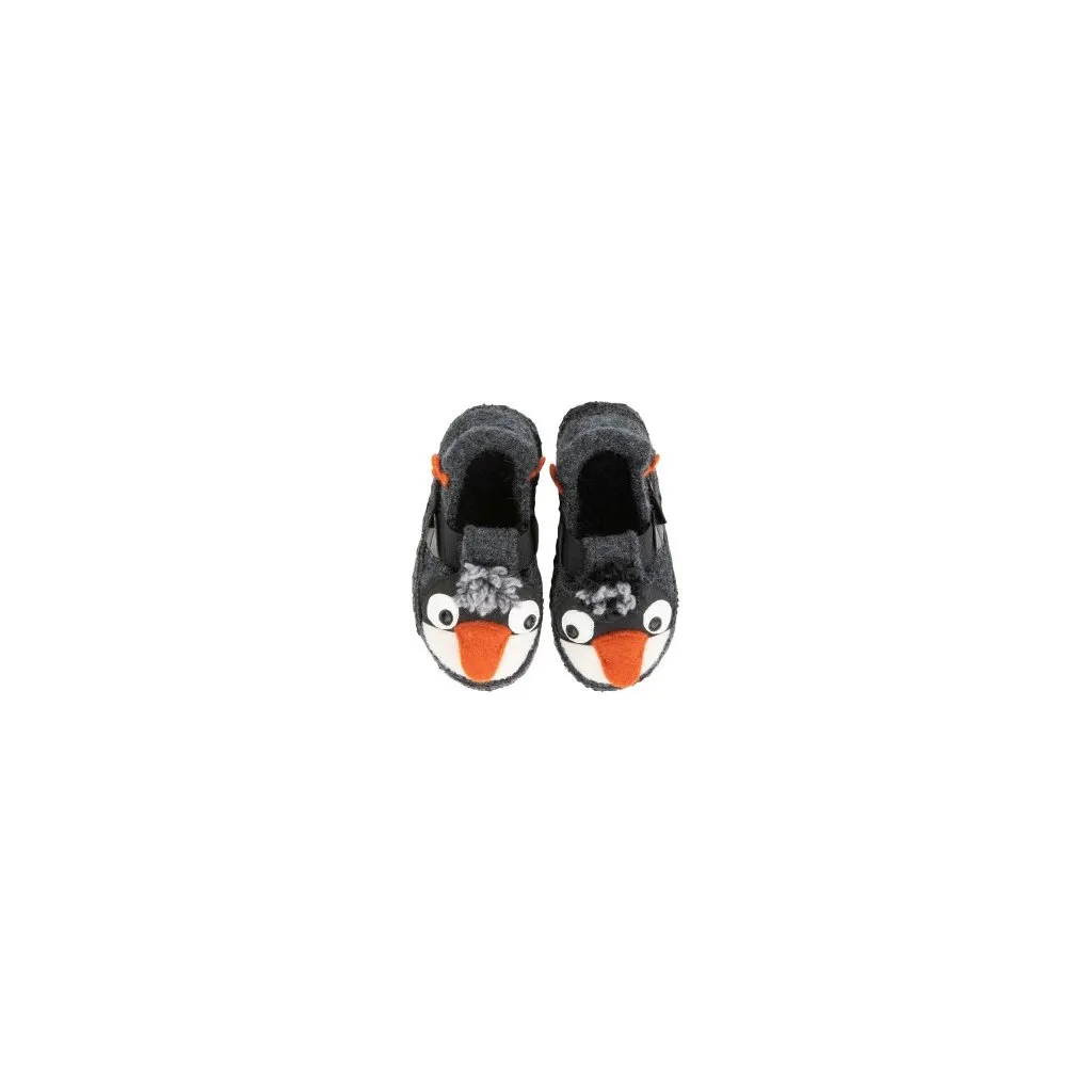 Nanga Fuzzi Pingu Dunkelgrau barefoot slippers