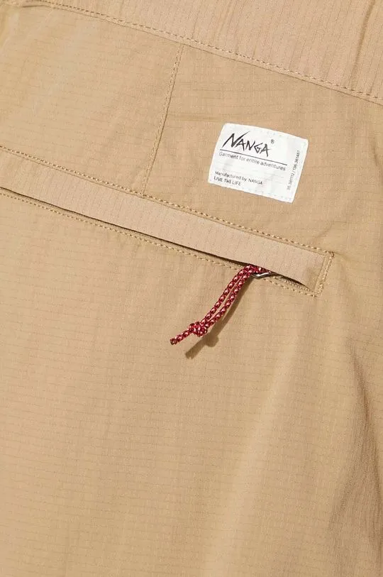 Nanga shorts Hinoc Ripstop Field Shorts men's beige color NW2421.1I208.A