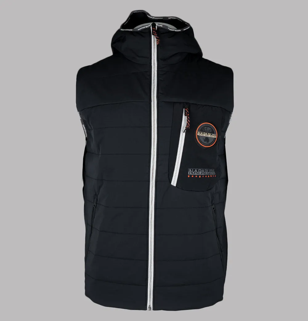 Napapijri A-Huron Hooded Gilet Black